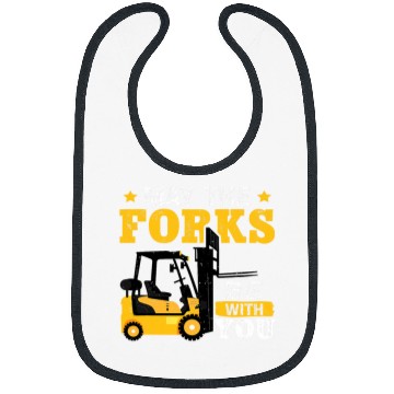 Discover Forklift Operator May The Forks Be With You Bibs