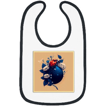 Discover Surrealism Japanese Painting Ladybug Bibs