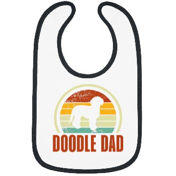 Discover Goldendoodle Mens Doodle Dad Dog Dad Goldendoodle Labradoodle Retro Doodle Dog Bibs