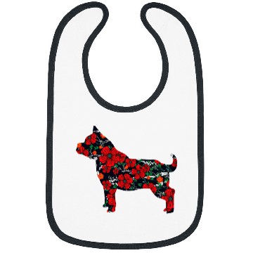 Discover Bully or pitbull dog florals art pits lover gift Bibs