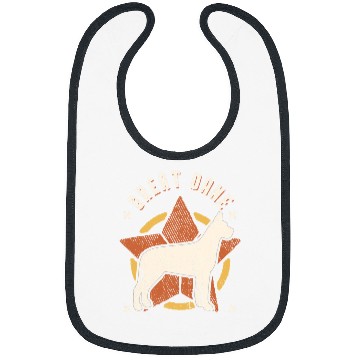 Discover Dog Great Dane vintages Retro Classic Dog Bibs