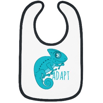 Discover Chameleon Blue Art Chameleon Adapt Bibs