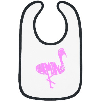 Discover Pink Flamingo Flamingos Bibs