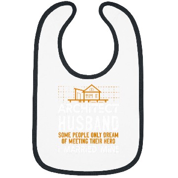 Discover Architect Student Architecture Husband Wife Architect Bibs