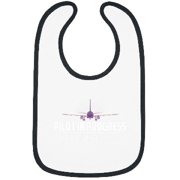 Discover Pilot In Progress Please Wait Airline Aviation Bibs