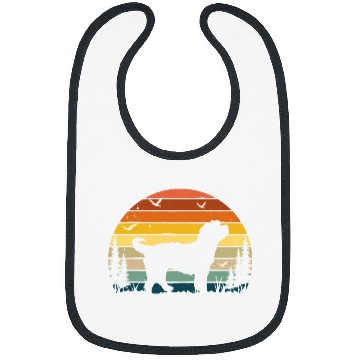 Discover Bernedoodle Dog Lover vintages Retro Funny Bibs