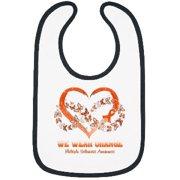 Discover Multiple Sclerosis MS We Wear Orange Bibs