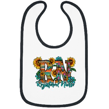Discover Registered nurses Sunflowers Bibs