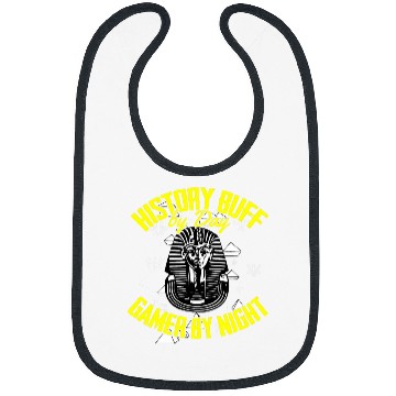 Discover Ancient Egypt History Buff by Day Gamer by Night Historian Bibs