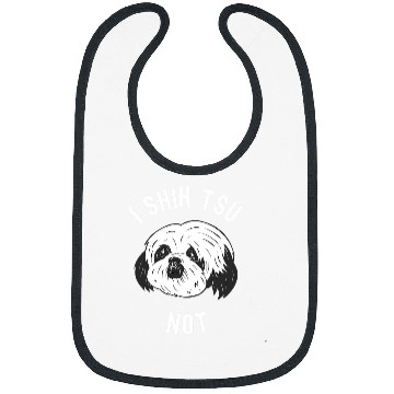 Discover I Shih Tzu Not Dog Puppy Mom Dad Women Toy Purse Shitzu Cute Bibs