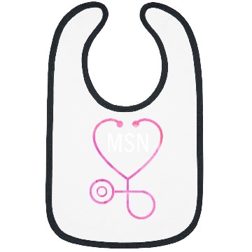 Discover MSN RN Masters of Science in Nursing Student Graduation Bibs
