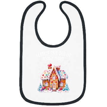 Discover Gingerbread House Female Builder or Female Client Christmas Bibs