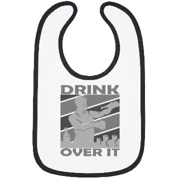 Discover drink over it bartender cocktail party barman bartender Bibs