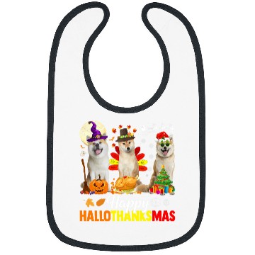 Discover Dog Shiba Inu Lover Hallothanksmas Dog Dad Dog Mom Bibs