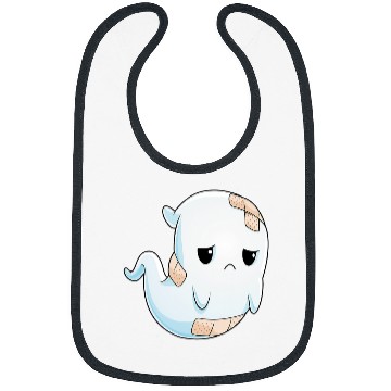 Discover Sad ghosts Halloween Costume Unhappy ghosts Boo Boo Crew Bibs