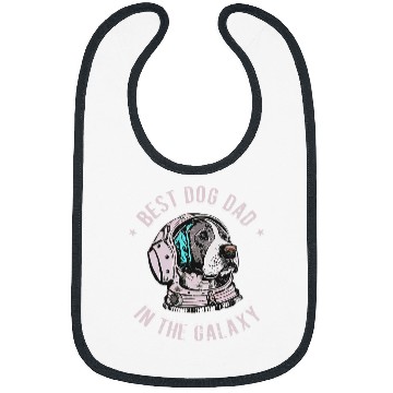 Discover The bests Pointer dog Dad in the galaxy Bibs