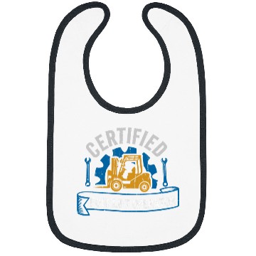 Discover Certified Forklift Operator Driver Warehouse Worker Men Bibs