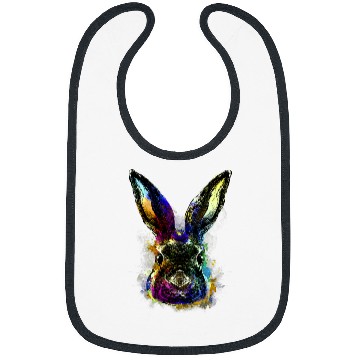 Discover Rabbits Colored Realistic Rabbit Nice Drawing Bibs