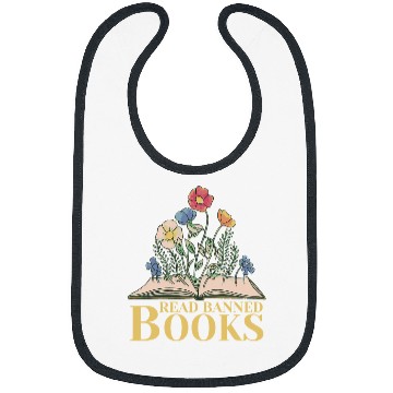 Discover Reading Book Read Banned Books Reader Bibs