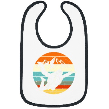 Discover Skydiving Gift vintages Skydiving Gift Retro Parachuting Skydiver Bibs