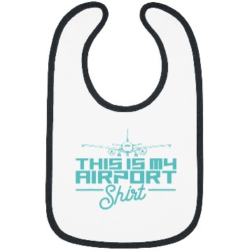 Discover Flying Airplane Captain Aviation Airport and Airplane Bibs