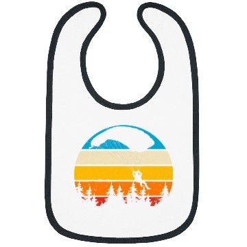 Discover Skydiving Gift Parachuting Skydiver vintages Skydiving Gift Retro Bibs