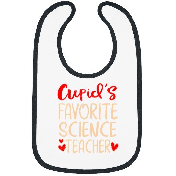 Discover Cupids Favorite Science Teacher Funny Valentines Day Bibs