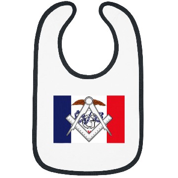 Discover Iowa State Flag Masonic Square Compass Freemason Bibs