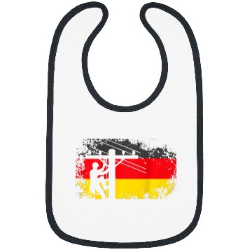 Discover Backprint lineman Germany flag Bibs