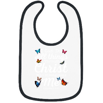 Discover I Can Do All Things Through Christ Religious Believer312 Bibs