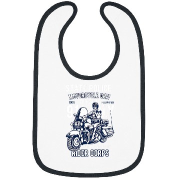 Discover State Police motorcyclists and bikers Bibs