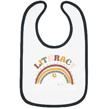 Discover Literacy Squad Reading Teacher Interventionist Specialist 1 Bibs