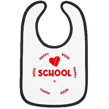 Discover Happy nurses Week 2024 School nurses Bibs