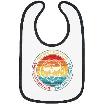 Discover Goldendoodle Retro Goldendoodle Dad vintages bests Doodle Dad Ever Doodle Dog Bibs