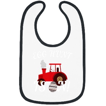 Discover Tractor driving Kids Cute Easter Bunny Tractor Egg Hunt Is On Easter Egg Hunt Bibs