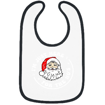 Discover Im Just Here For The Hos Funny Christmas Santa xmass 500 Bibs