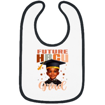 Discover Future HBCU Grad Boy Graduation HBCU Future College Student Bibs