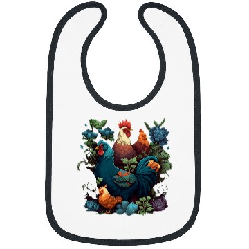 Discover Gardening Plants and chickens 5 Bibs