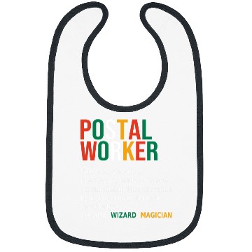 Discover Funny Postal Worker Definition Postal Worker Definition Bibs