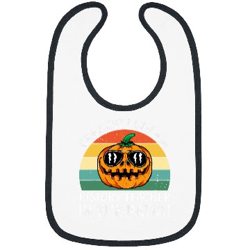 Discover Craziest Pumpkin History Teacher In The Patch Halloween Bibs