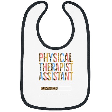 Discover Future Physical Therapist Assistant In Progress Leopard Bibs