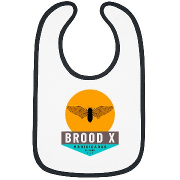Discover Cicada Brood X Bugs 2Eastern Reemergence Insects 17 Years Bibs