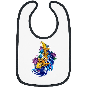 Discover Tattoo Ink Japanese Koi Fish Tattoo Art Inspired Design Bibs
