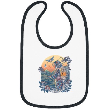 Discover Surrealism Japanese Painting Bug Catcher Bibs
