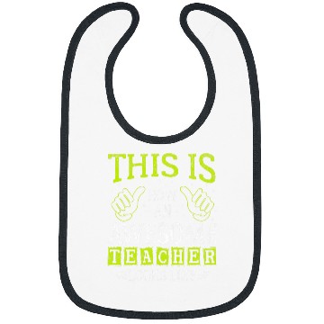 Discover Funny Quote Thumbs Up Awesome Teacher Assistant Bibs