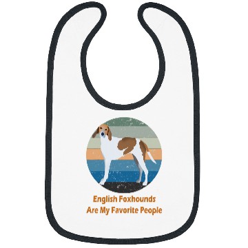 Discover English Foxhound dog 2 Bibs