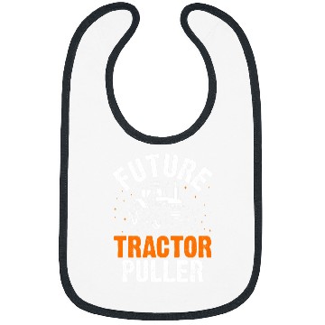 Discover Tractor driving Future Tractor Puller Funny Tractor Pulling Driver Farmer 1 Bibs