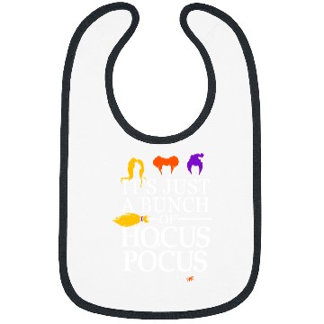 Discover Halloween Its Just a Bunch of Hocus Pocus 430 Pumpkin Bibs