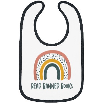 Discover Reading Book Read Banned Books Book Lover Funny Librarian Rainbow Reader Bibs