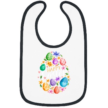 Discover Rabbits Cute Happy Easter Day Easter Eggs Bunny Rabbit Easter Day Bibs